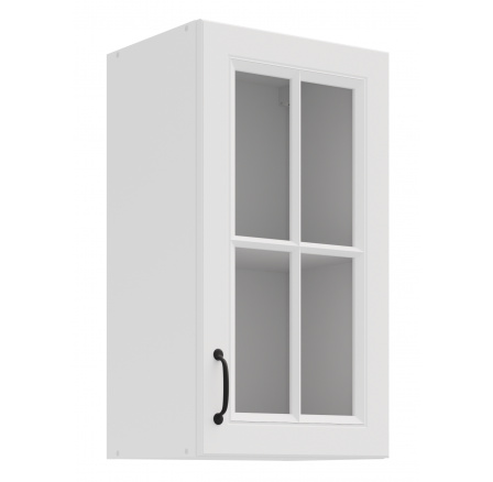 Horní skřínka STELLO - 40 GS-72 1F, Bílá/Bílá