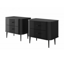 Sada nočních stolků Vesper, černá