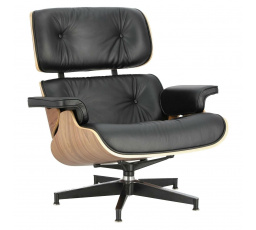 Křeslo Vip černé/ořech/standardní základna TP