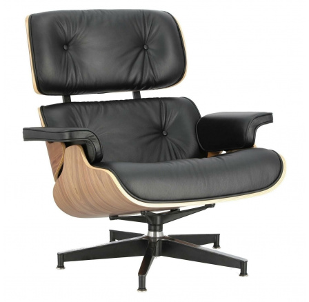 Křeslo Vip černé/ořech/standardní základna TP