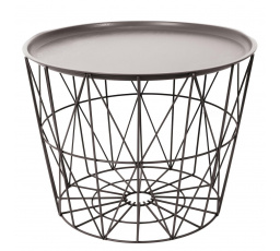 Stolek/ koš Avignon béžový tmavý