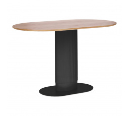 Stůl Maxim přírodní dubový/ černý