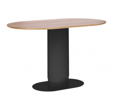Stůl Maxim přírodní dubový/ černý
