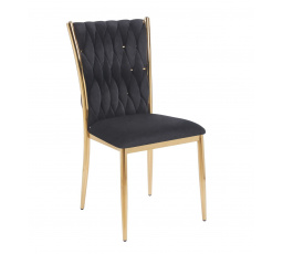Židle velvet černá K37-FXJG G