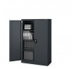 Kancelářská kovová skříň na dokumenty KEVIN, 900 x 1400 x 400 mm, antracit
