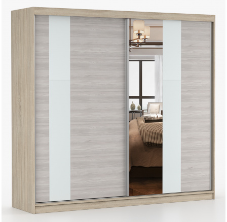 Šatní skříň MULTI 32 - 233 cm, Dub Sonoma/Kathult