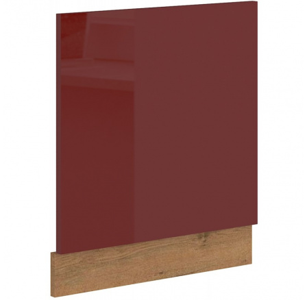 Panel na myčku Vega ZM 570x596 dub lancelot/bordo lesk