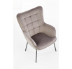 Křeslo CASTEL, světle šedé
