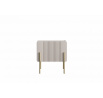 Noční stolek Malmi, kašmír / crema bianca / zlaté nohy