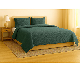 Francouzské mušelínové povlečení petrolové