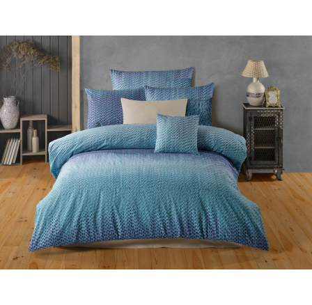 Povlečení francouzské bavlna 200x200,70x90 Guru blue