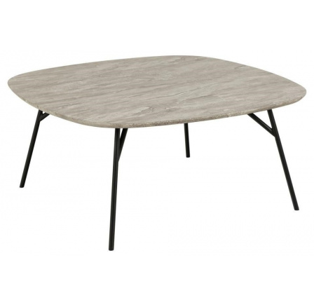 Konferenční stolek Caracas 90x90cm šedý mramor