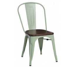 Židle Paris Wood zelená borovice ořech