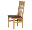 Jídelní židle, přírodní, masiv, C-2100 BR2