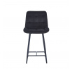 Barová židle H1-FX, černá / černá