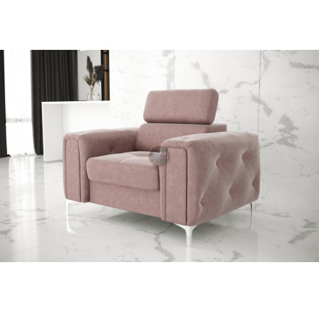 Křeslo ORION 110 cm - růžová