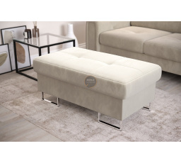 Taburet s úložným prostorem GALAXY  100x55 cm - béžová Terra 06