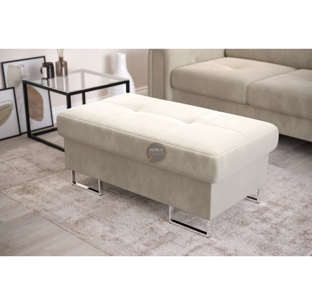 Taburet s úložným prostorem GALAXY  100x55 cm - béžová Terra 06