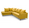Rohová sedací souprava  L Lidie - žlutá