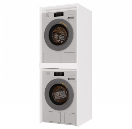 Skříňka na pračku a sušičku Pema TWIN bílá