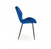 Jídelní židle K453, tmavě modrá