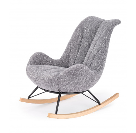 Houpací křeslo LUIS, Šedé