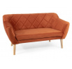 Pohovka KARO 2 VELVET, Skořicový Bluvel 4215/Buk