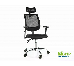 Kancelářské křeslo Q-118 R, Černá