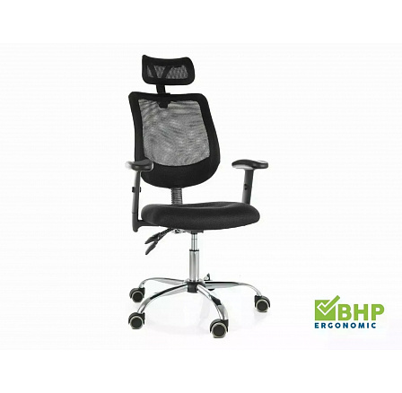 Kancelářské křeslo Q-118 R, Černá