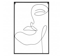 Kovový obraz Arty černý