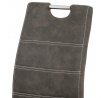 Jídelní židle, šedá, látka, HC-483 GREY3