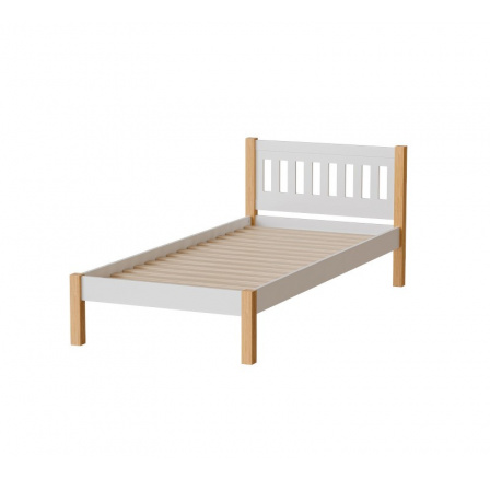 Postel "GAJA" - Barva korpusu: bílá/přírodní dub