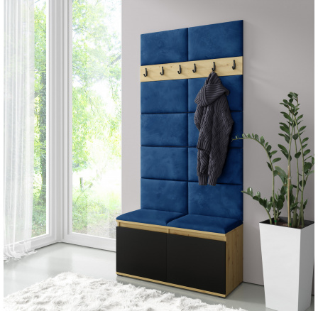 Předsíňová stěna EMI 1, Trinity 31/Artisan + černá