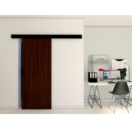 Posuvné dveře STANDART MIX A70, Wenge/Černá Posuvné dveře STANDART MIX A70, Wenge/Černá