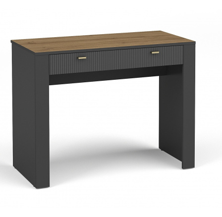 Toaletní stolek MOSSA MO10, Dub Whisky/Černý mat