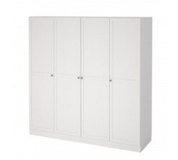 Šatní skříň BIRGER 053, Bílá
