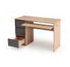 Psací stůl CINO, Dub Artisan/Grafit