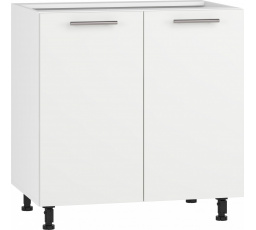 Kuchyňská dolní skříňka VENTO D-80/82, bílý mat