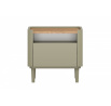 ELIVO NOČNÍ STOLEK 50 1SZ - eukalyptus / dub baltic dune / nohy eukalyptus