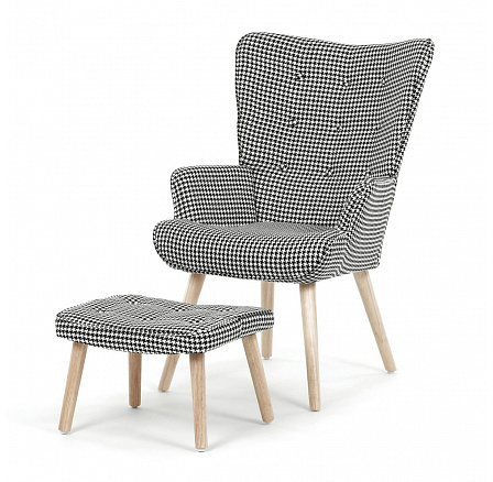 Relaxační křeslo, vícebarevná, látka, AK-305B PEP2