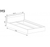 Postel MEDIOLAN M9 160 Natural Hikora