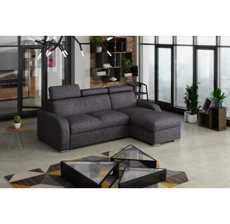 Rohová sedací soustava Norway UNI 2F-OTO tm.modrá