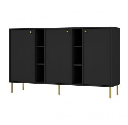 Komoda Tomila 823/2, černý grafit