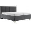 Postel Elezar 160x200, šedá/černé nohy
