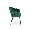 Židle K410, zelený samet