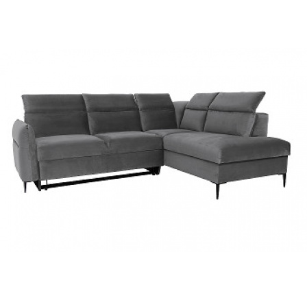 EVAN - Pravá - sedací souprava (EVEREST) látka šedohnědá KRONOS 22 kolekce "GB"  (K250) NOVINKA