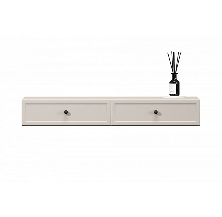 LORINI TOALETKA 100 2SZ - kašmír / černá úchytka / závěsná