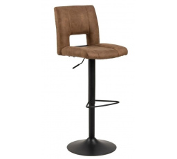 Barová židle Sylvia hnědá/černá