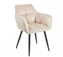 PŘEDPRODEJ -15% do 30.09 ! Židle velvet béžová K40-FXJG