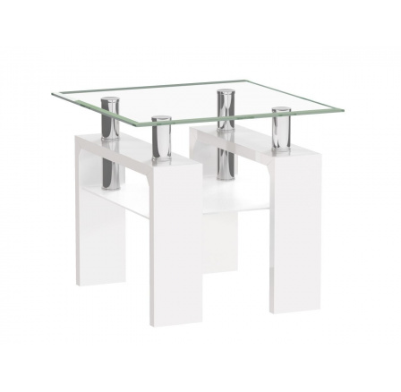 Konferenční stolek bílý A08-2-mini-H-55